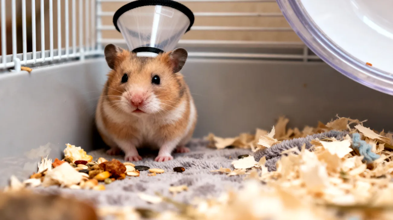 Hamster zeigen nach einer Kastration oft Stress und Anpassungsschwierigkeiten in ihrer gewohnten Wohnumgebung, da sie sich in einem fremden Territorium unwohl fühlen und ihre normale Routine gestört ist"